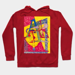 portrait of a calligrapher Hoodie